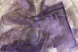 Purple Cubic Fluorite Crystal Cluster - Cave-In-Rock #260215-1